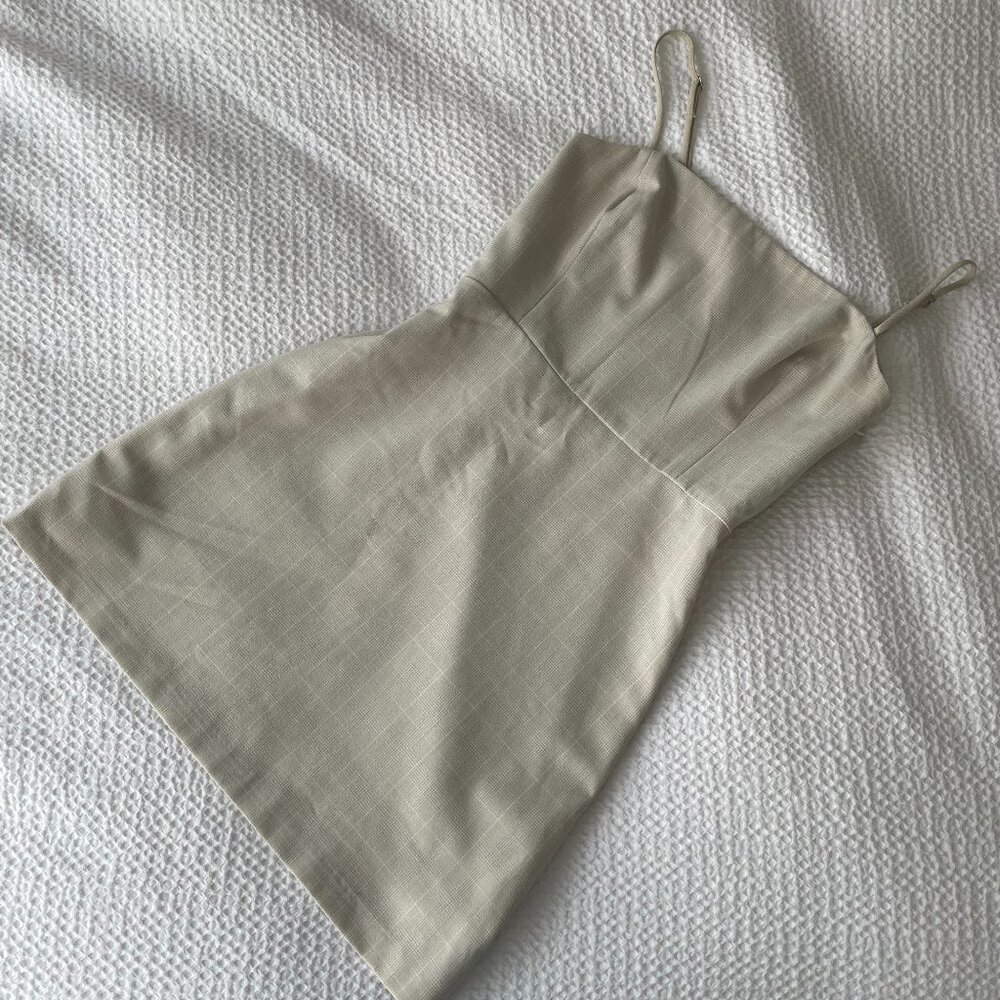 Aritzia Wilfred Checkered Mini Dress